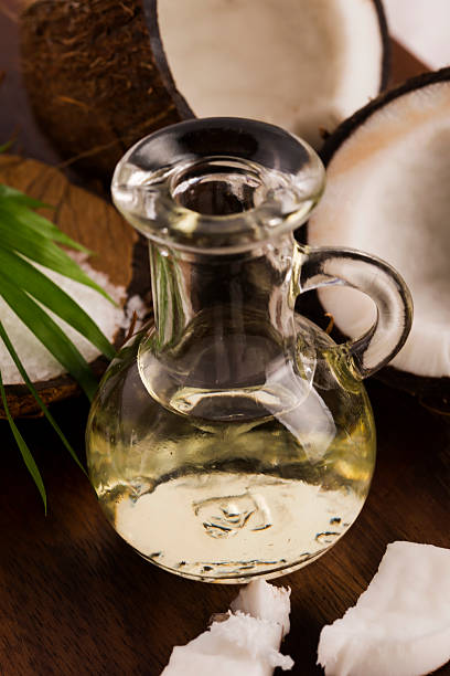 istock Coconut oil for alternative therapy 464481880