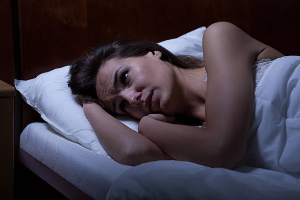 istock Woman can't sleep 464485394