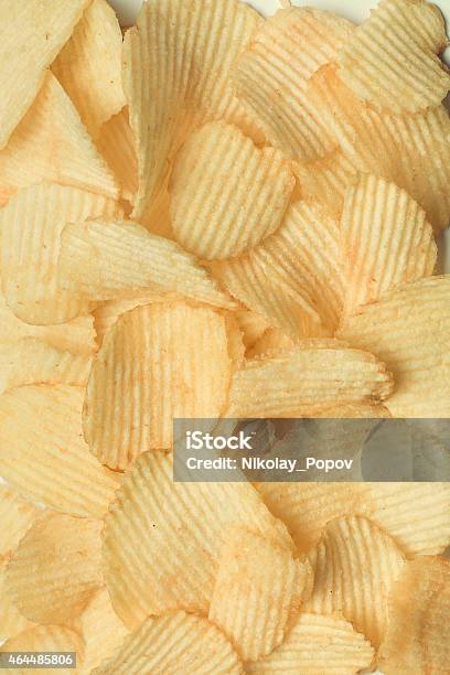 Potato Chips Stock Photo - Download Image Now - 2015, Appetizer, Close-up