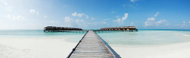 istock Bungalows on the Ocean, Maldives 464487066