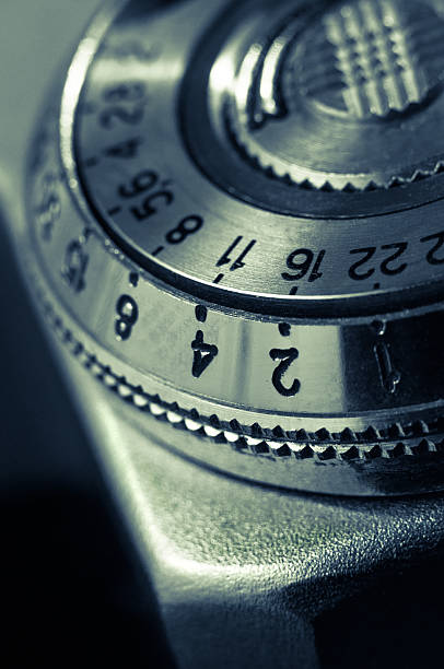 istock vintage configuration mechanism for the old camera 464487128
