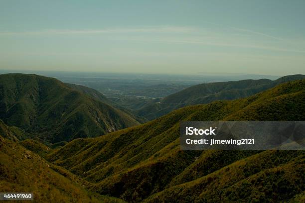 Green Rolling Hills In Southern California Stock Photo - Download Image Now - 2015, California, City Of Los Angeles