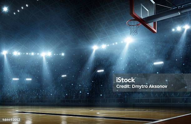 Basketball Arena Foto de stock y más banco de imágenes de Baloncesto - Baloncesto, Pistas, Estadio