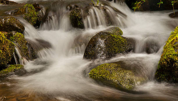 Waterfall at Eagle Creek Oregon 4 stock photo