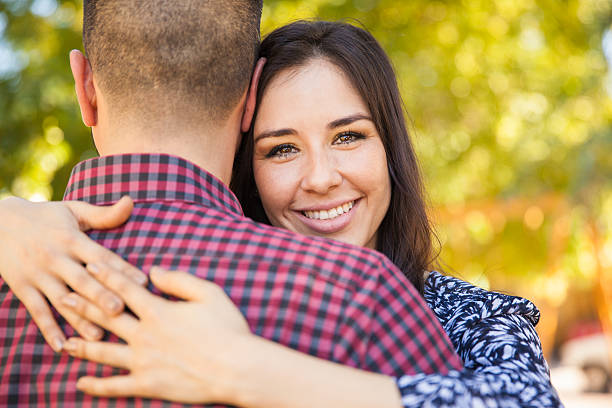 istock Happy girl with her boyfriend 464498630