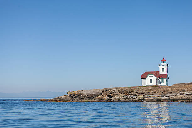 patos island light house in san juan islands