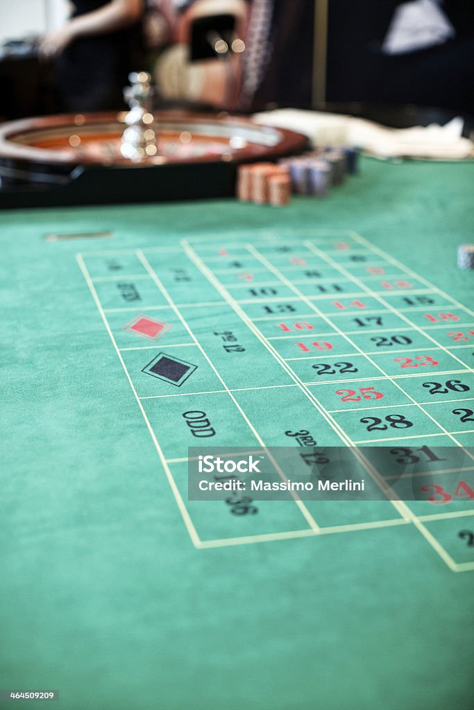 Mesa de ruleta - Foto de stock de Casino libre de derechos