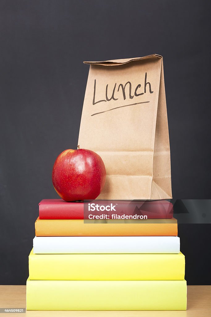 Zurück to school - Lizenzfrei Mittagessen Stock-Foto