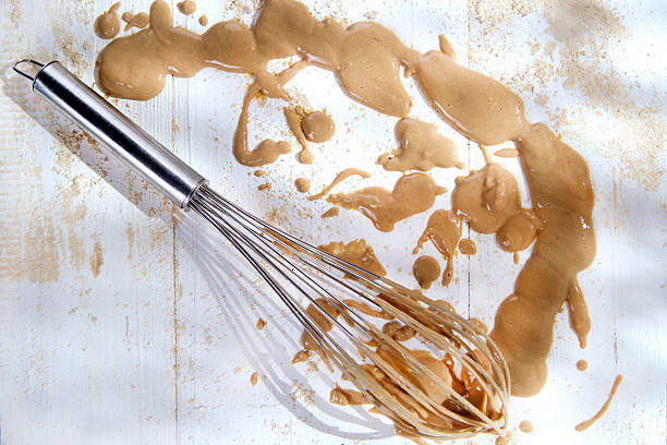 istock Composition of chestnut flour 464513171