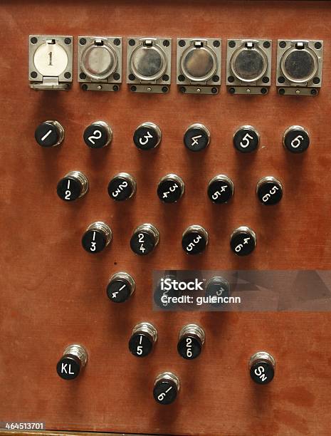 Telephone Buttons Stock Photo - Download Image Now - Old-fashioned, Switchboard Operator, Black Color