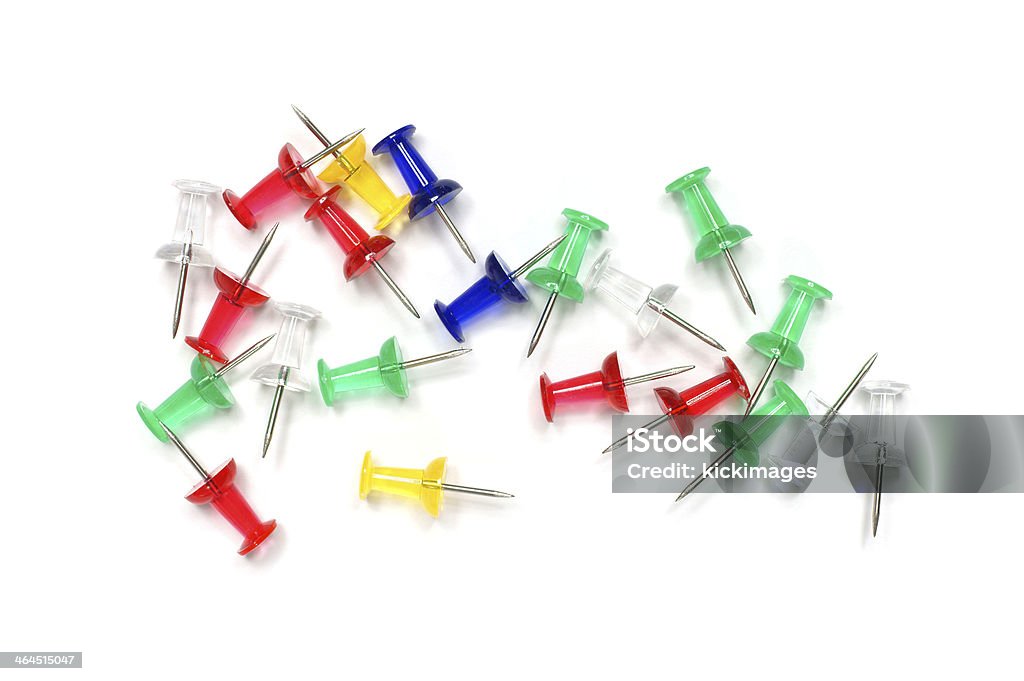 Colorato Pushpins - Foto stock royalty-free di Articolo di cancelleria