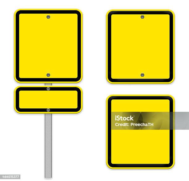 Photo libre de droit de Panneau De Signalisation Vide Facile À Modifier Le Cadre Dune Série banque d'images et plus d'images libres de droit de Acier