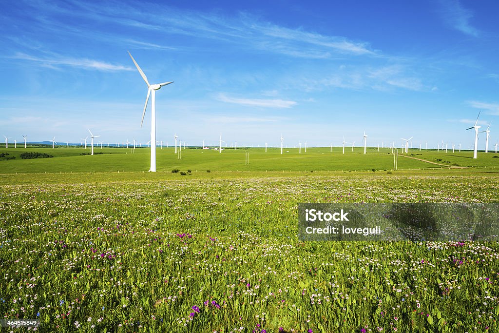 Poder gerar moinhos de vento - Foto de stock de Agricultura royalty-free