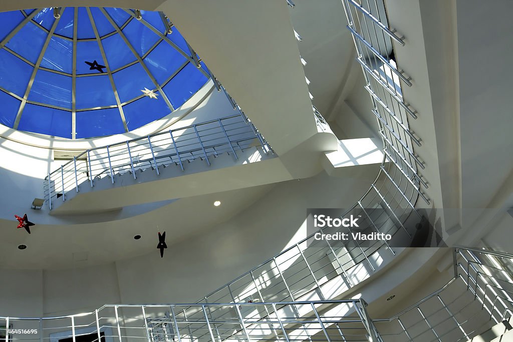 round staircase in office centre Architecture Stock Photo