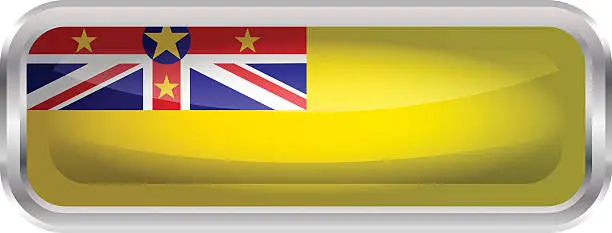 Vector illustration of Flag of Niue