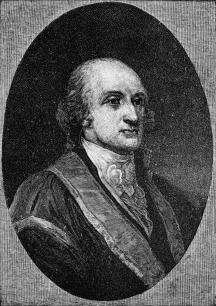 john jay - founding fathers stock illustrations