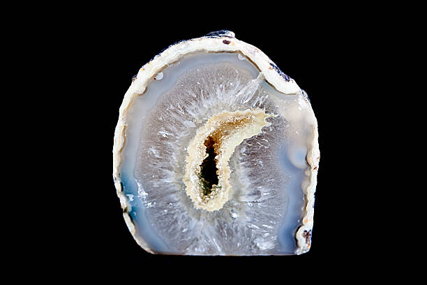 Geode. Cavity of crystal geode. la geode stock pictures, royalty-free photos & images