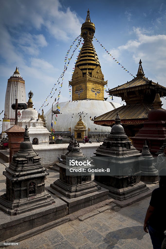 Swayambhunath Stupa ,Kathmandu, Nepal Asia Stock Photo