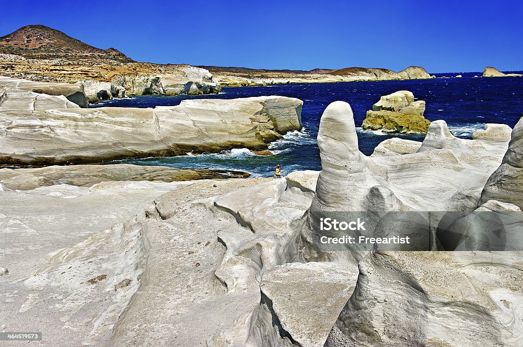 Île de Milos unique. La Grèce - Photo de Archipel des Cyclades libre de droits