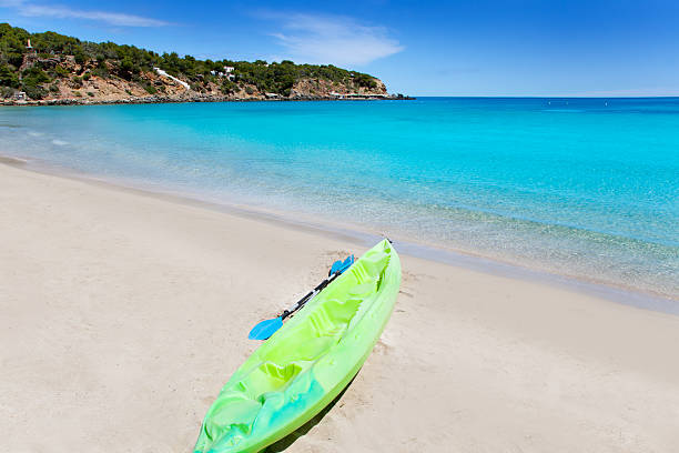istock Cala Llenya in Ibiza with turquoise water in Balearic 464520010