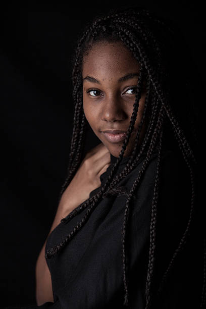 istock African beauty on black background 464521224