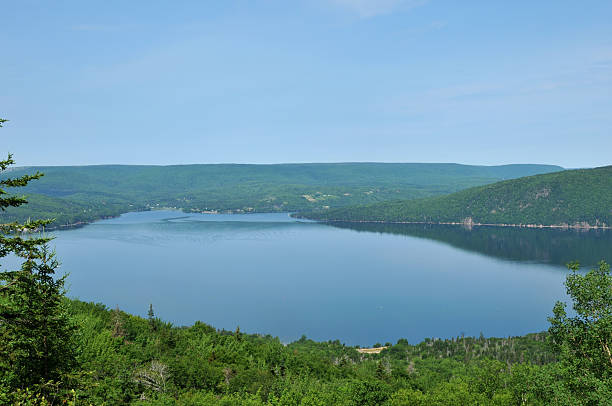 Bras d'or Lake, Nova Scotia stock photo