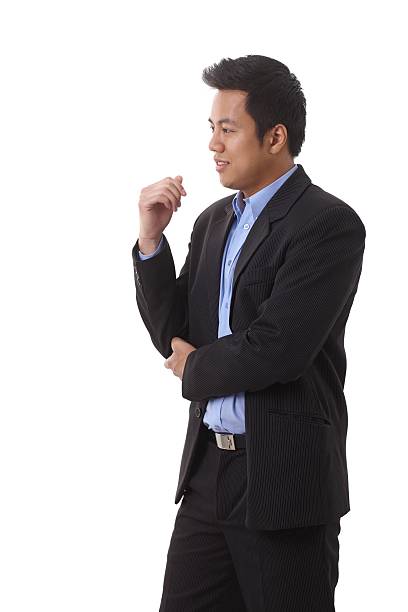istock Side view of Asian businessman 464528017