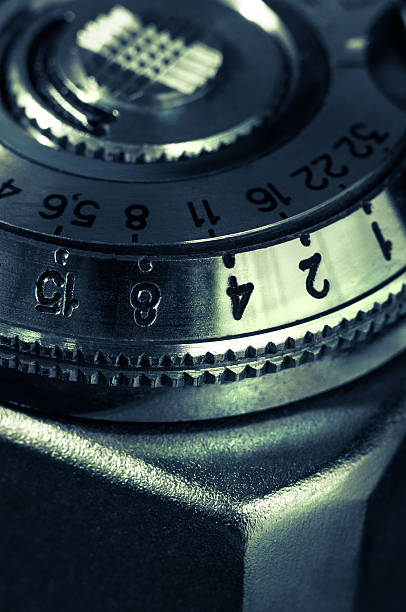 istock vintage configuration mechanism for the old camera 464532282