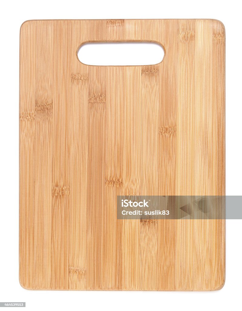 woodwn board cutting board isolated on white background Boarded Up Stock Photo