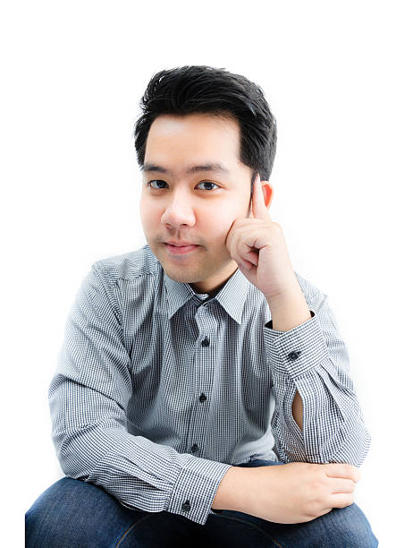 istock Portriat of Young man looking at camera 464542228