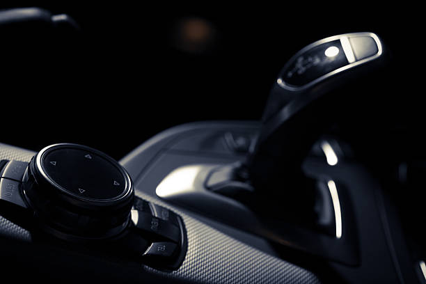 istock Car buttons detail 464543410