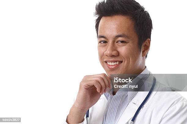 Closeup Portrait Of Handsome Doctor Stock Photo - Download Image Now - 20-29 Years, 25-29 Years, Adult