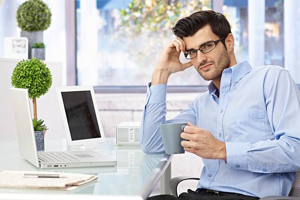 istock Portrait of smiling businessman 464543995