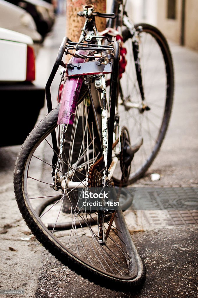 Broken Bicycle Stock Photo - Download Image Now - Bicycle, Abandoned, Broken  - iStock