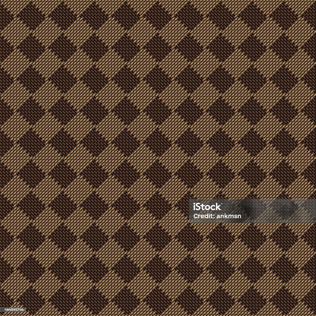 Diagonal Square Brown Beige Seamless Fabric Texture Pattern Stock  Illustration - Download Image Now - iStock