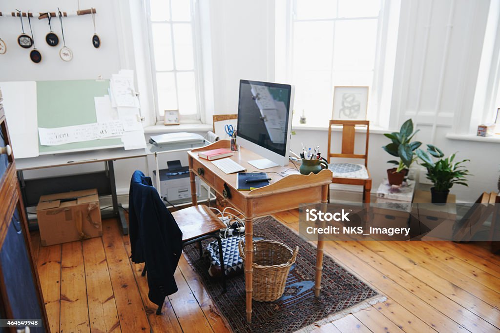 The perfect creative environment Shot of a designer's home studiohttp://195.154.178.81/DATA/istock_collage/0/shoots/785142.jpg 2015 Stock Photo