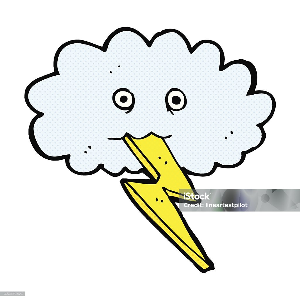 Truyện Tranh Hoạt Hình Sét Và Đám Mây Hình minh họa Sẵn có - Tải ...