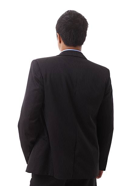 istock Back view of businessman 464555417