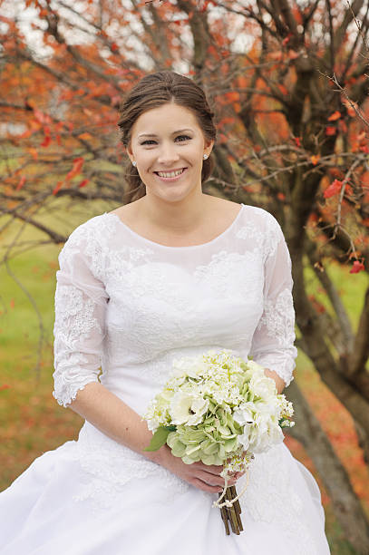 istock Beautiful Bride Posing for Portrait 464558851