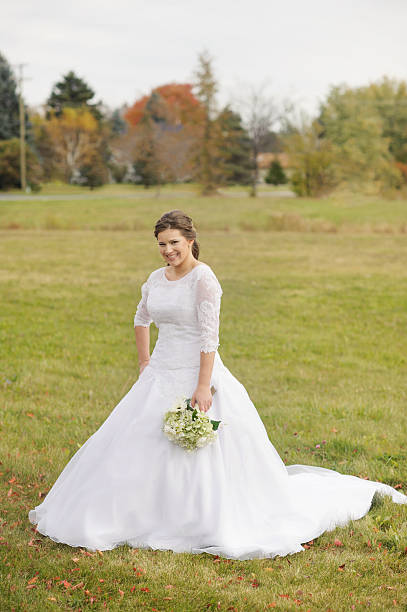 istock Beautiful Bride Posing for Portrait 464558881