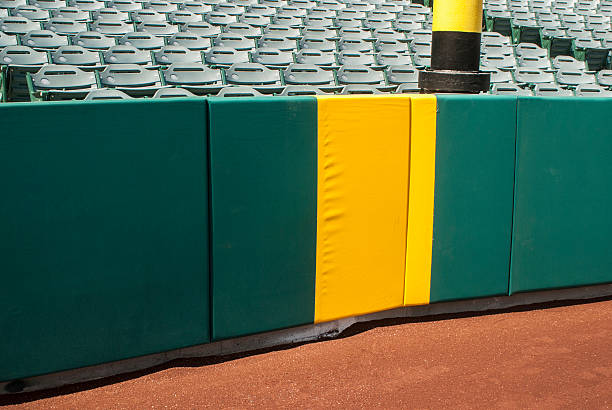 Home Run Foul Pole stock photo