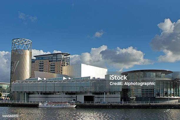 Salford Quays Stock Photo - Download Image Now - Manchester - England, Urban Skyline, 2015