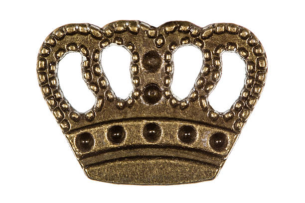 istock Crown, headdress of monarch, decorative element, isolated on white background 464560390