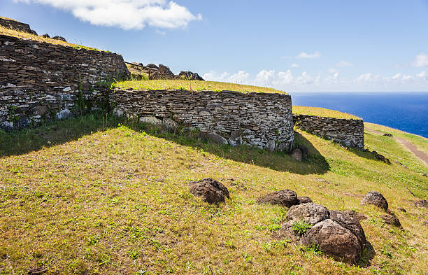 istock Stone Houses in Orongo Village, Easter Island, Chile 464561009