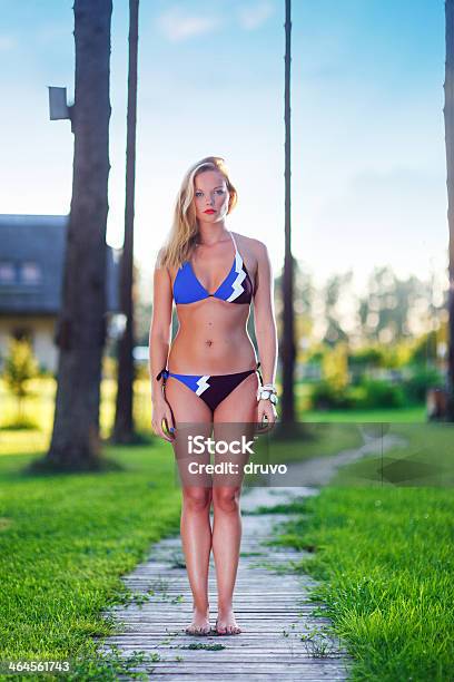 Young Woman Outdoors Stock Photo - Download Image Now - 20-24 Years, Adulation, Adult