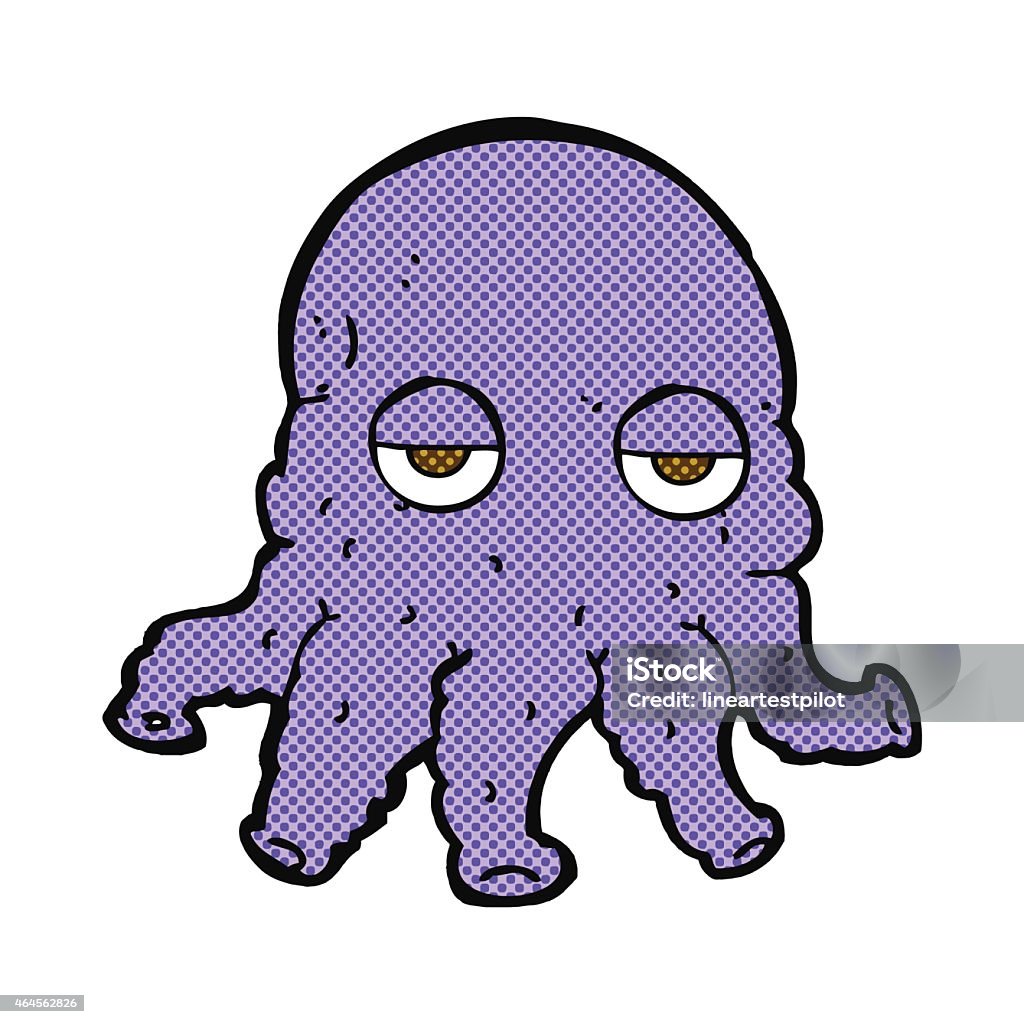 comic cartoon alien squid face retro comic book style cartoon alien squid face 2015 stock vector comic cartoon alien squid face retro comic book style cartoon alien squid face 2015 stock vector