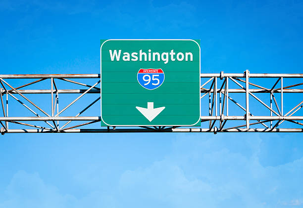 washington interstate 95 - - interstate 95 stock-fotos und bilder