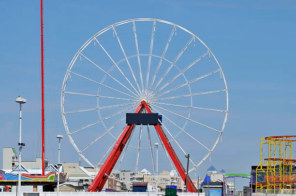istock Ferris Wheel Against A Winter Blue Sky 464569448