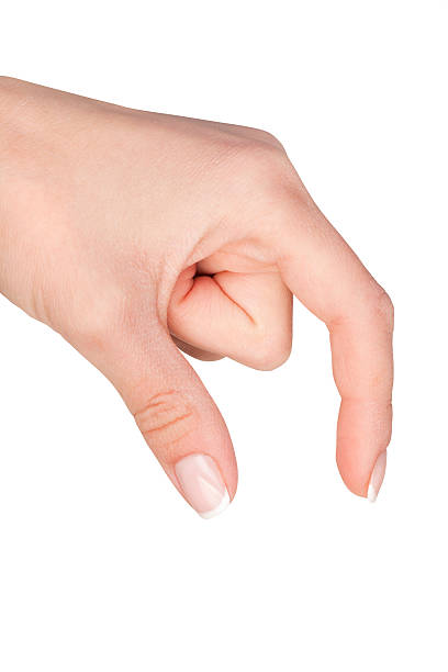 istock Two fingers of a woman's hand 464570620