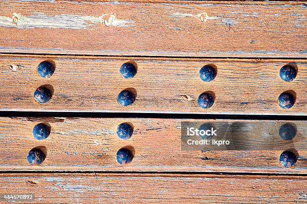 Nail Dirty Stripped Paint In Brown Wood Stock Photo - Download Image Now - 2015, Abstract, Africa